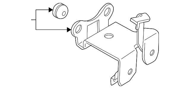 ABS Pump Assembly Bracket Assembly - Kia (58960-1D200)
