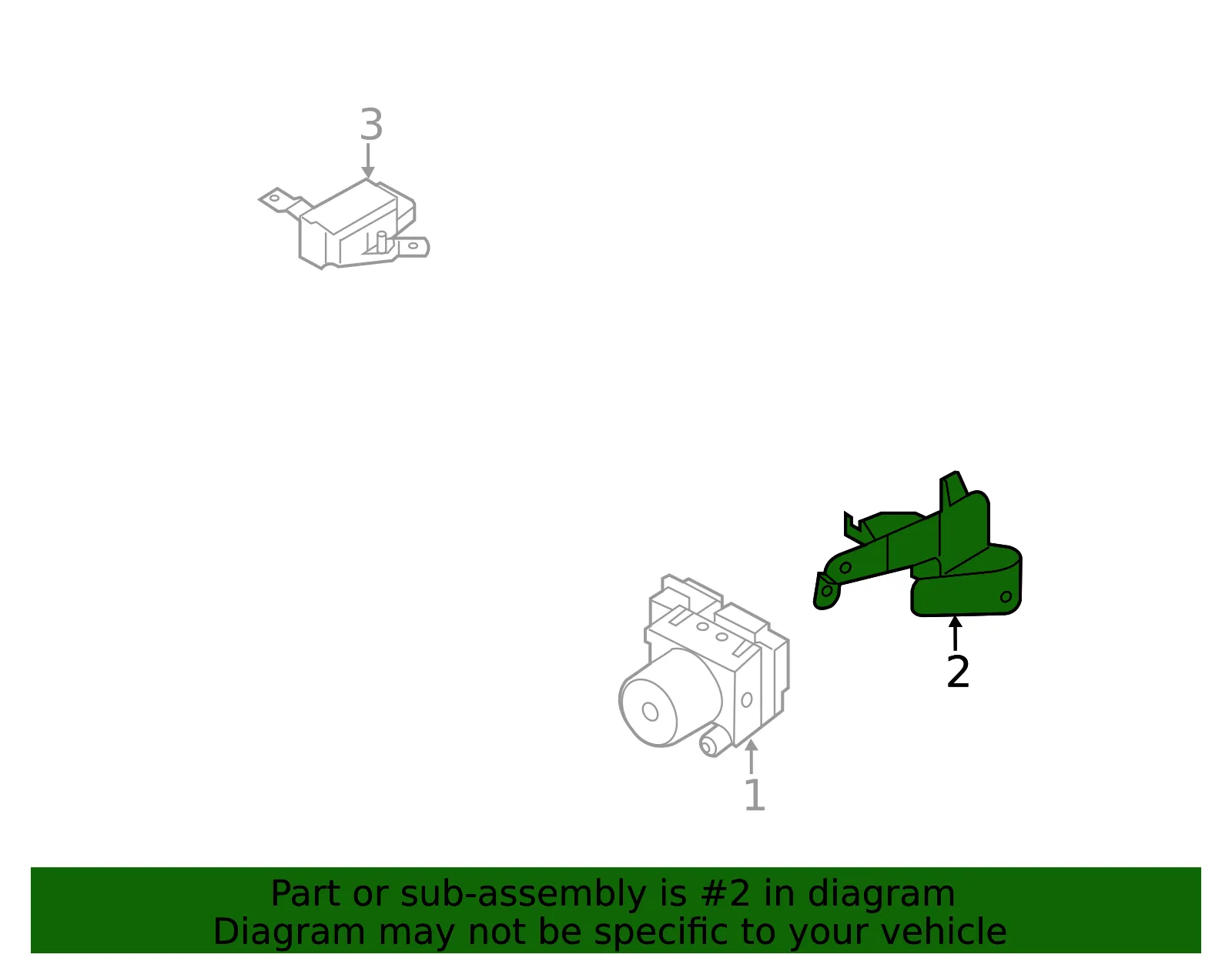 Mount Bracket - Kia (58960-2T500) - view 2