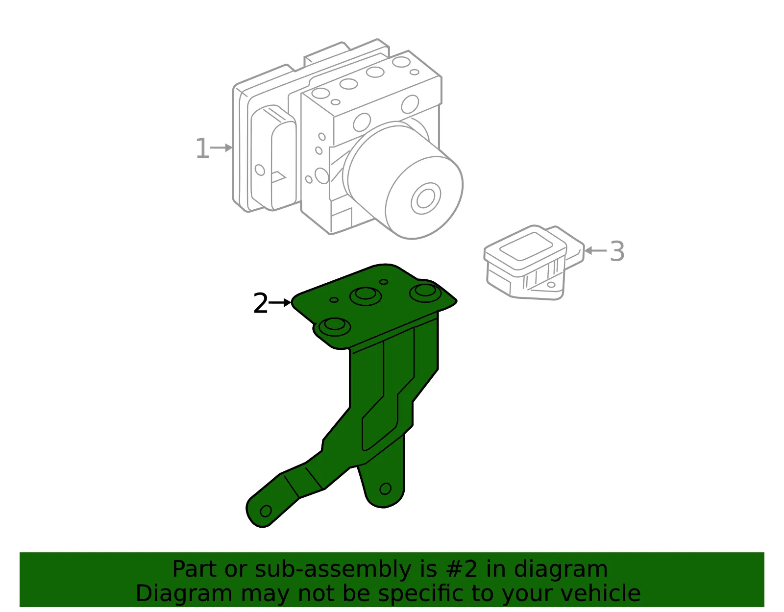 Mount Bracket - Kia (58960-3X610) - view 2