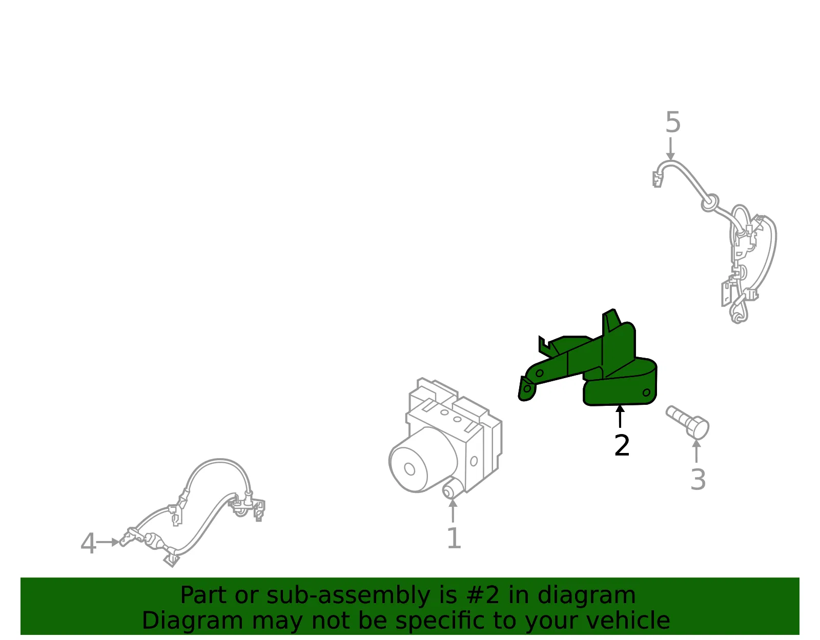 Mount Bracket - Kia (58960-D4030) - view 2