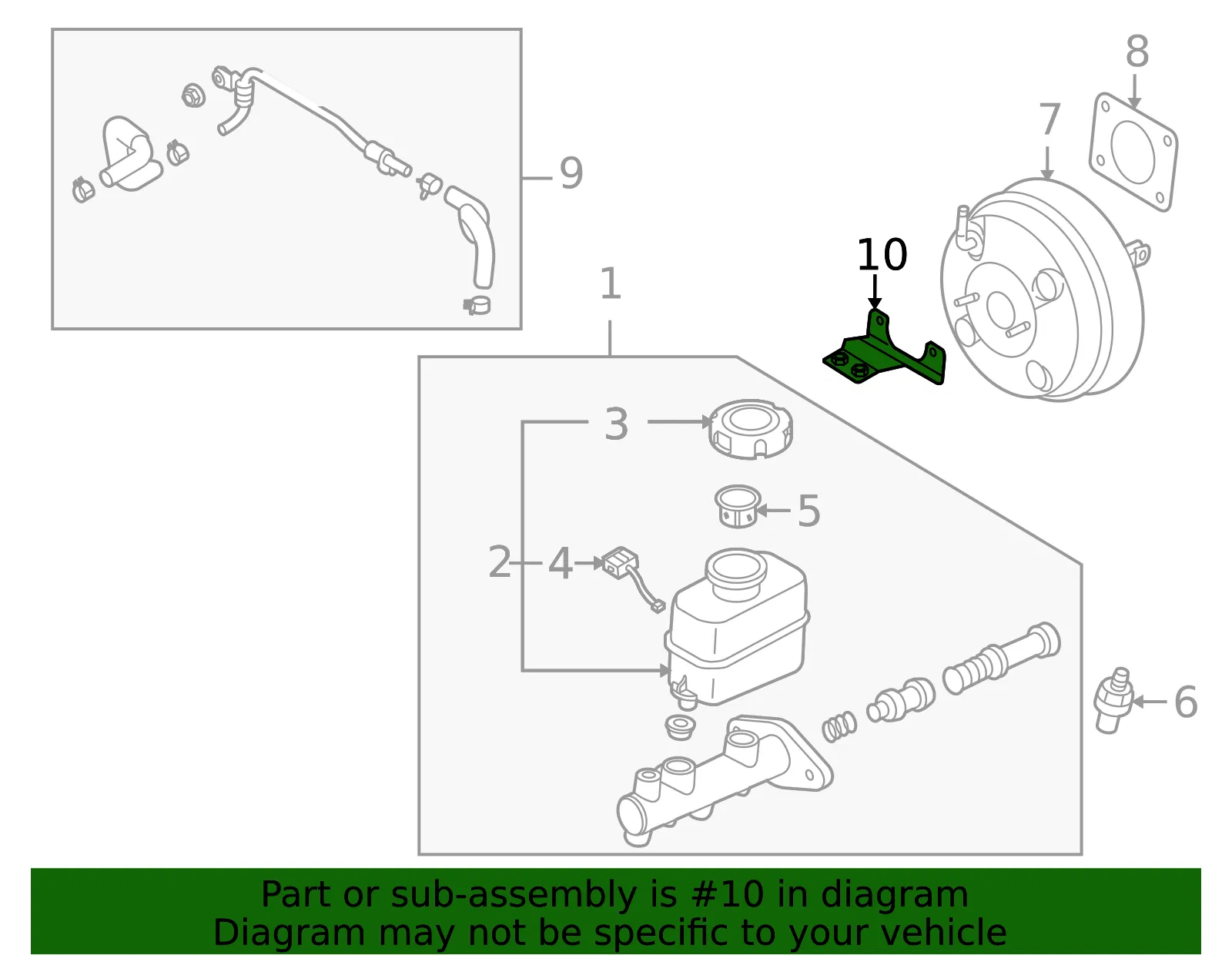 Mount Bracket - Kia (59115-3F000) - view 2