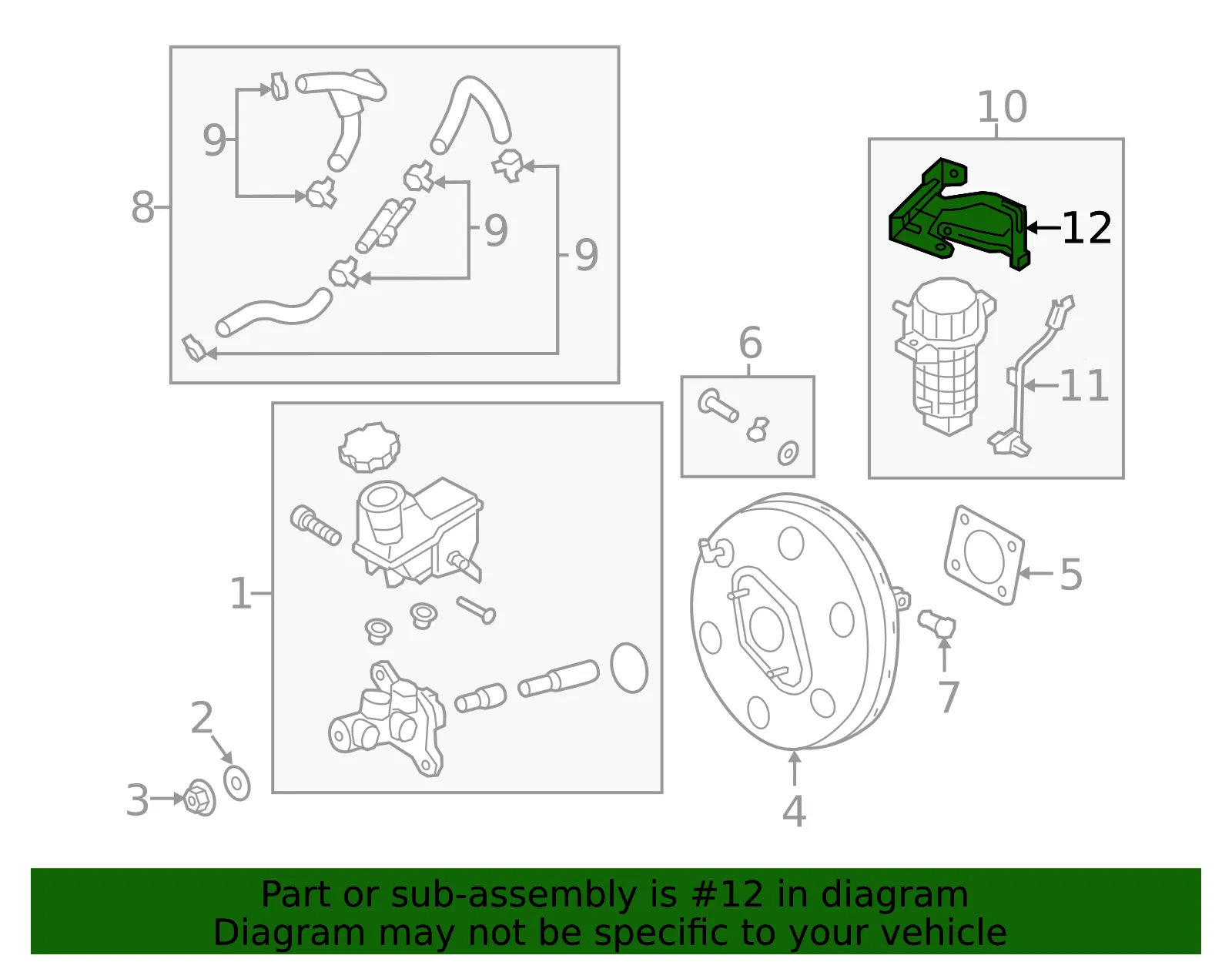 Vacuum Pump Bracket - Kia (59260-C1200) - view 2