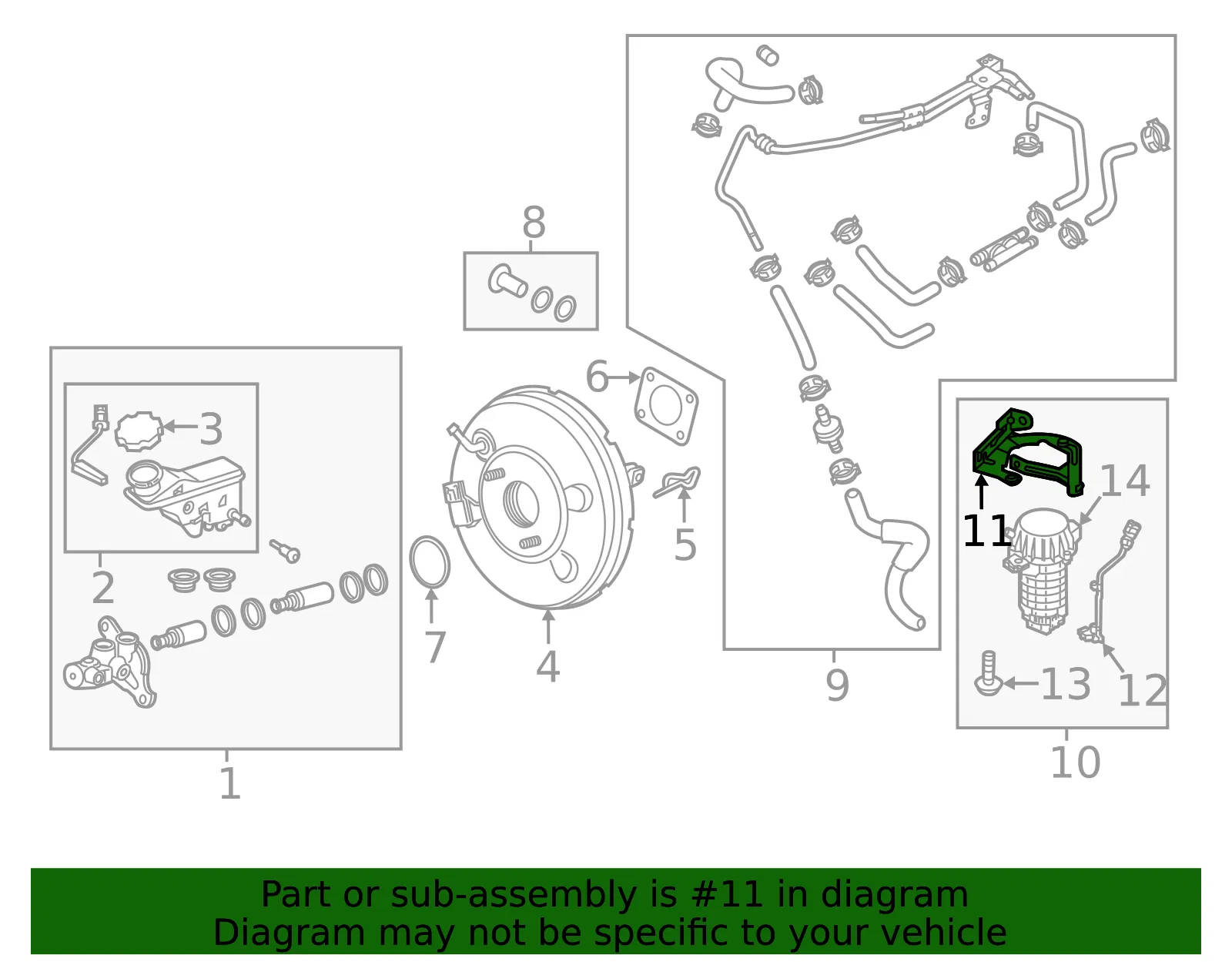 Pump Assembly Bracket - Kia (59260-D9000) - view 2