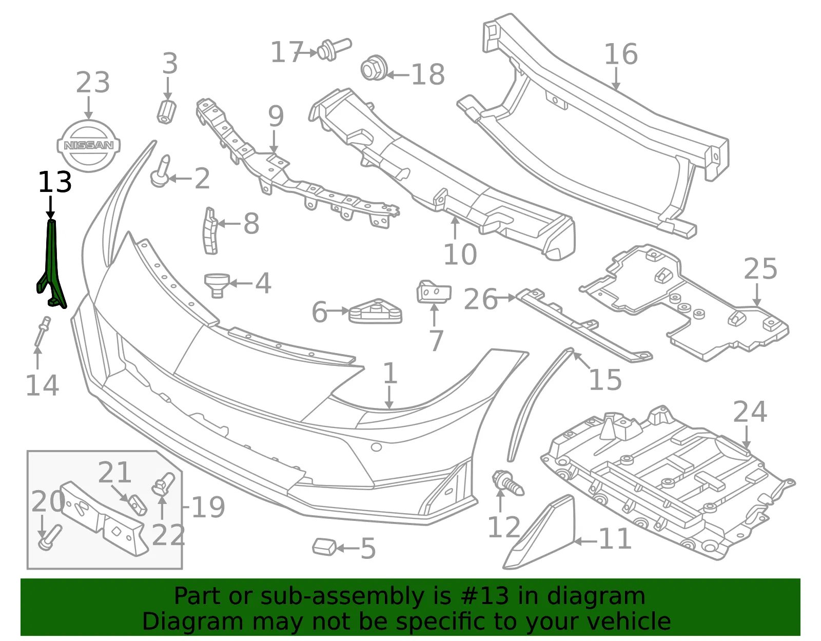 Protector - Nissan (62066-6GR0A) - view 2