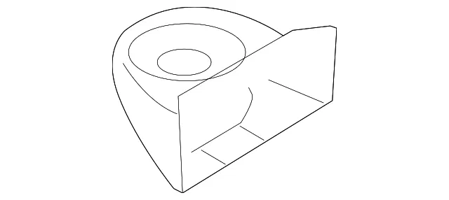 Side Mount Bracket - Driver's Side (LH) - Kia (62230-2J000)