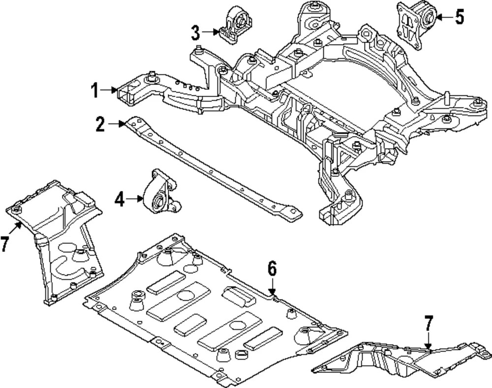 Side Shield - Kia (842C3-DO000)