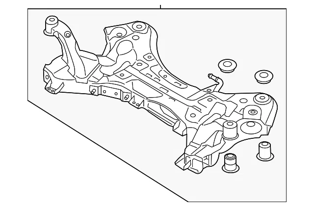 Cross-Member - Kia (62405-G8050DS2)