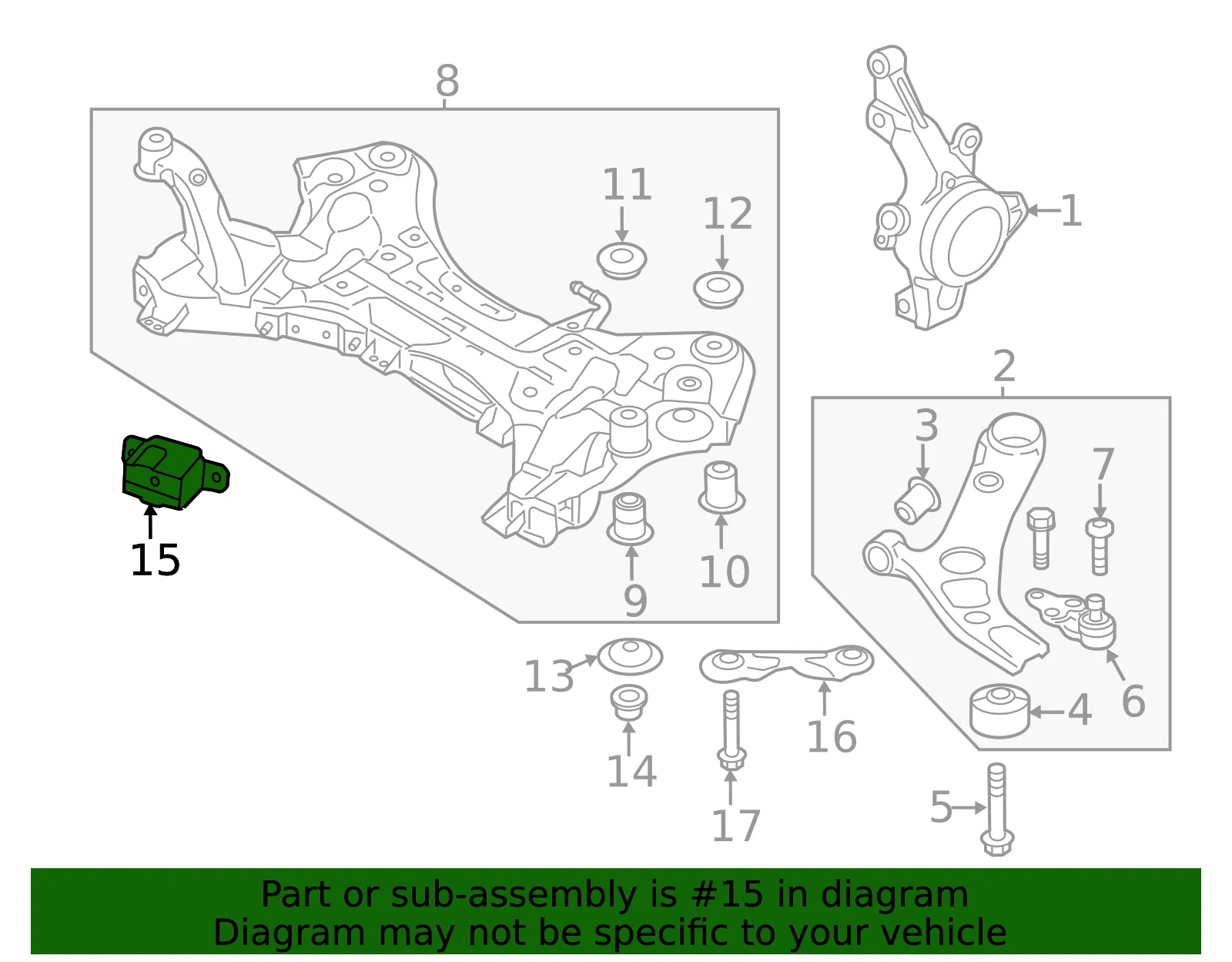 Damper - Kia (62499-3V000) - view 2
