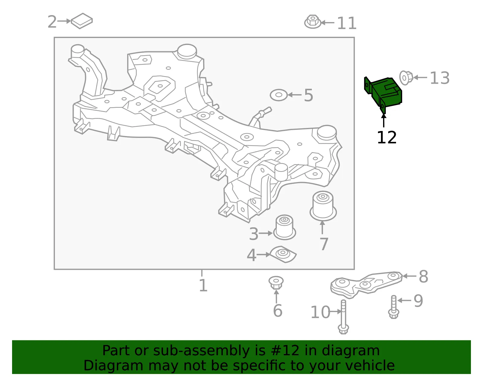 Damper - Kia (62499-C5000) - view 2