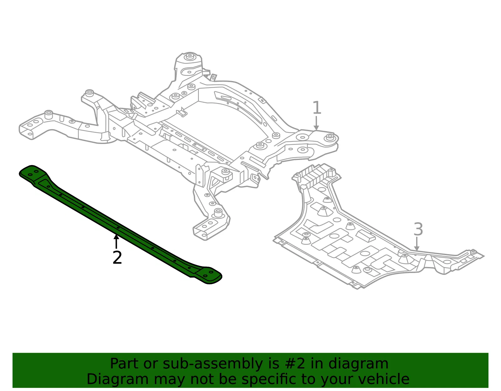 Bar - Kia (624E5-GI000) - view 2