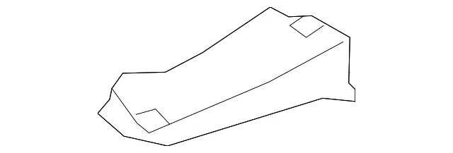 Extension Panel Reinforced Plate - Passenger Side (RH) - Nissan (62540-KB50A)