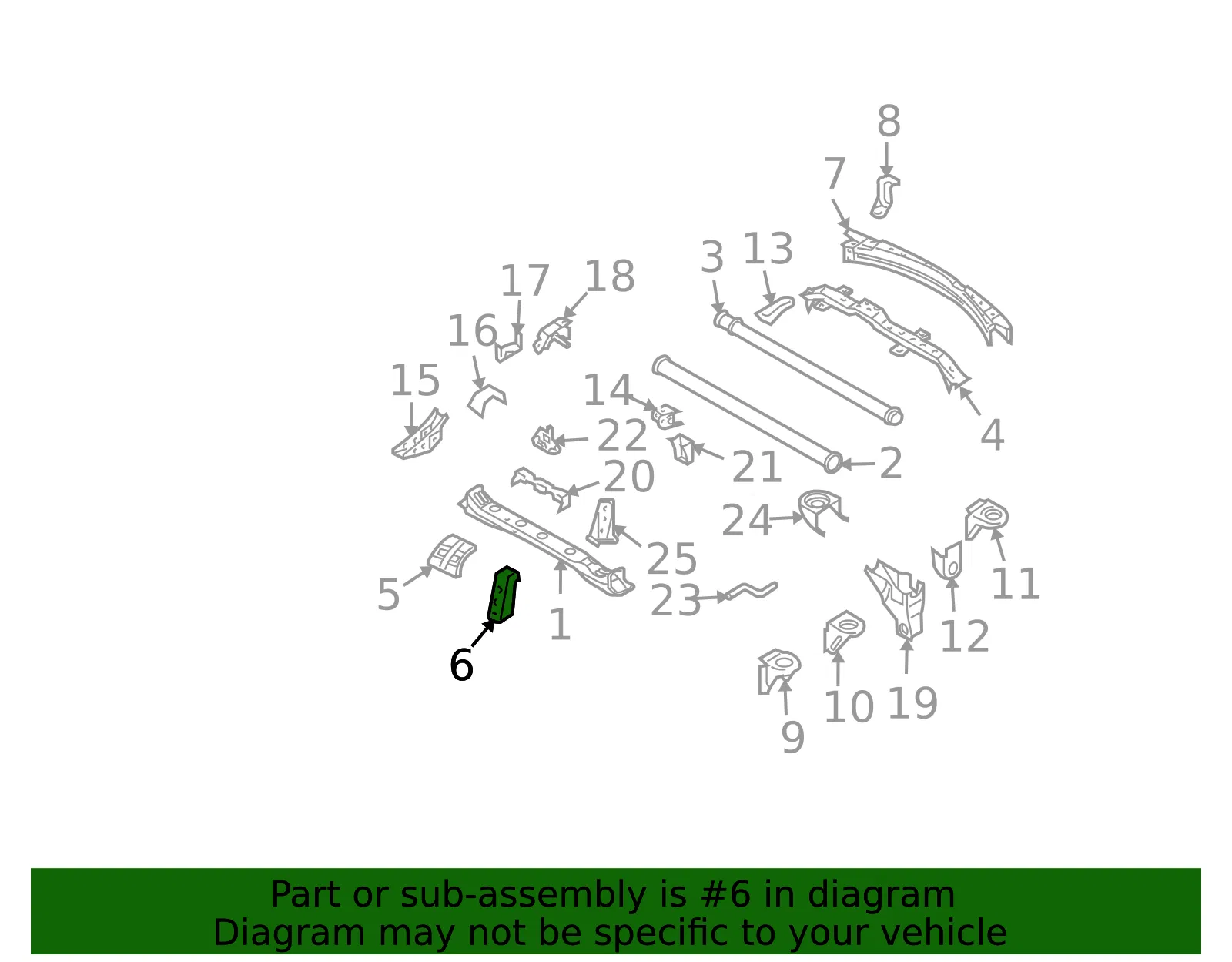 Bracket - Kia (62770-3E000) - view 2