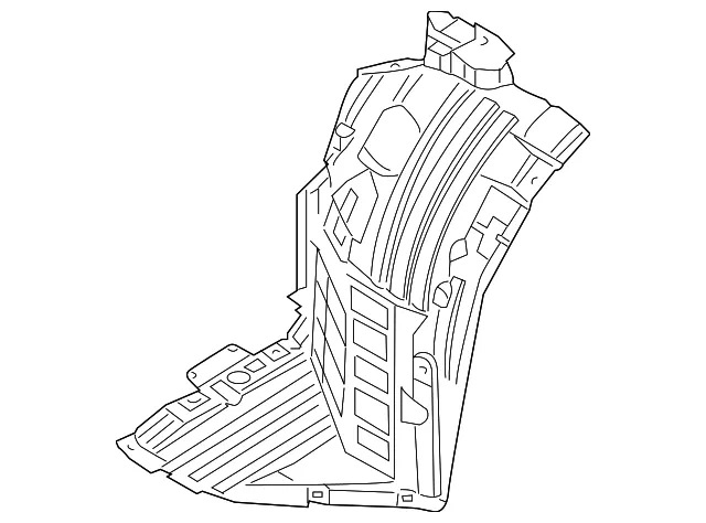 Front Shield - Passenger Side (RH) - Nissan (63844-CD000)