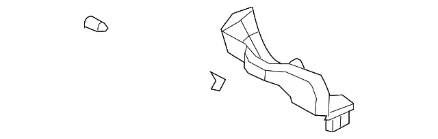 Lower Extension - Driver's Side (LH) - Kia (64331-3E160)