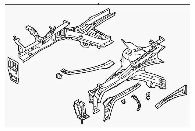 Rail Assembly - Kia (64600-L2000)