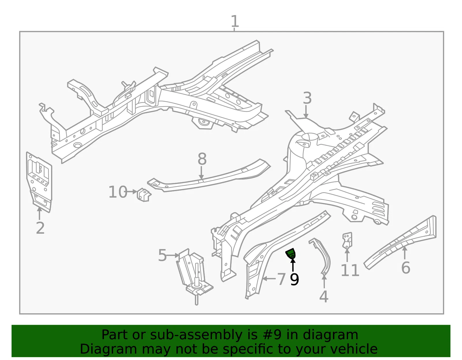 Bracket - Kia (64519-L2000) - view 2