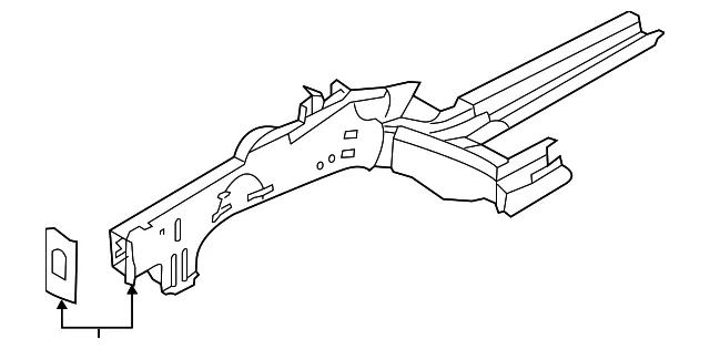 Rail Assembly - Passenger Side (RH) - Kia (64602-3R500)