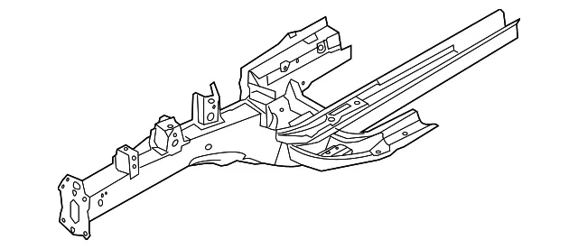 Rail Assembly - Passenger Side (RH) - Kia (64602-3W450)