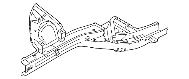 Rail Assembly - Kia (64602-CH400)