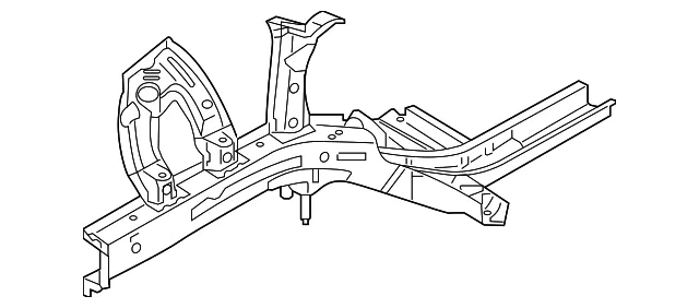 Side Member - Passenger Side (RH) - Kia (64602-G5000)