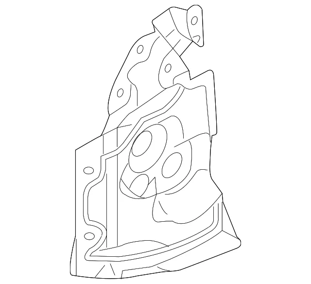 Shield - Passenger Side (RH) - Nissan (64838-JG00A)