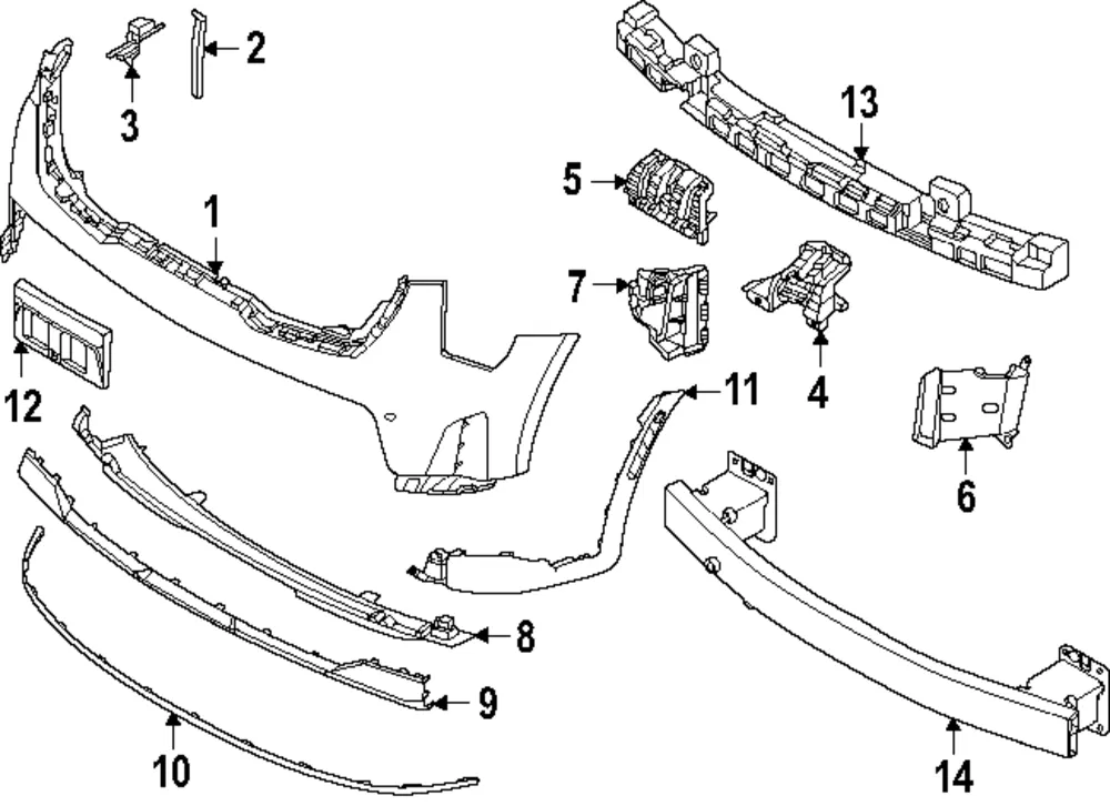 Center Bracket - Kia (86535-P2500)