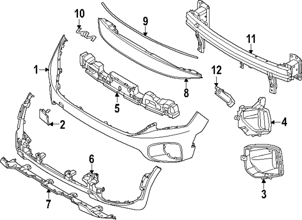 Tow Eye Cap - Kia (86517-Q5800)