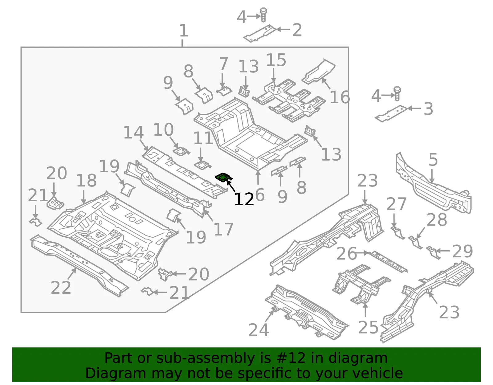 Bracket - Kia (65275-E6000) - view 2