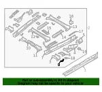 Rail Bracket - Kia (65415-R0000) - view 4