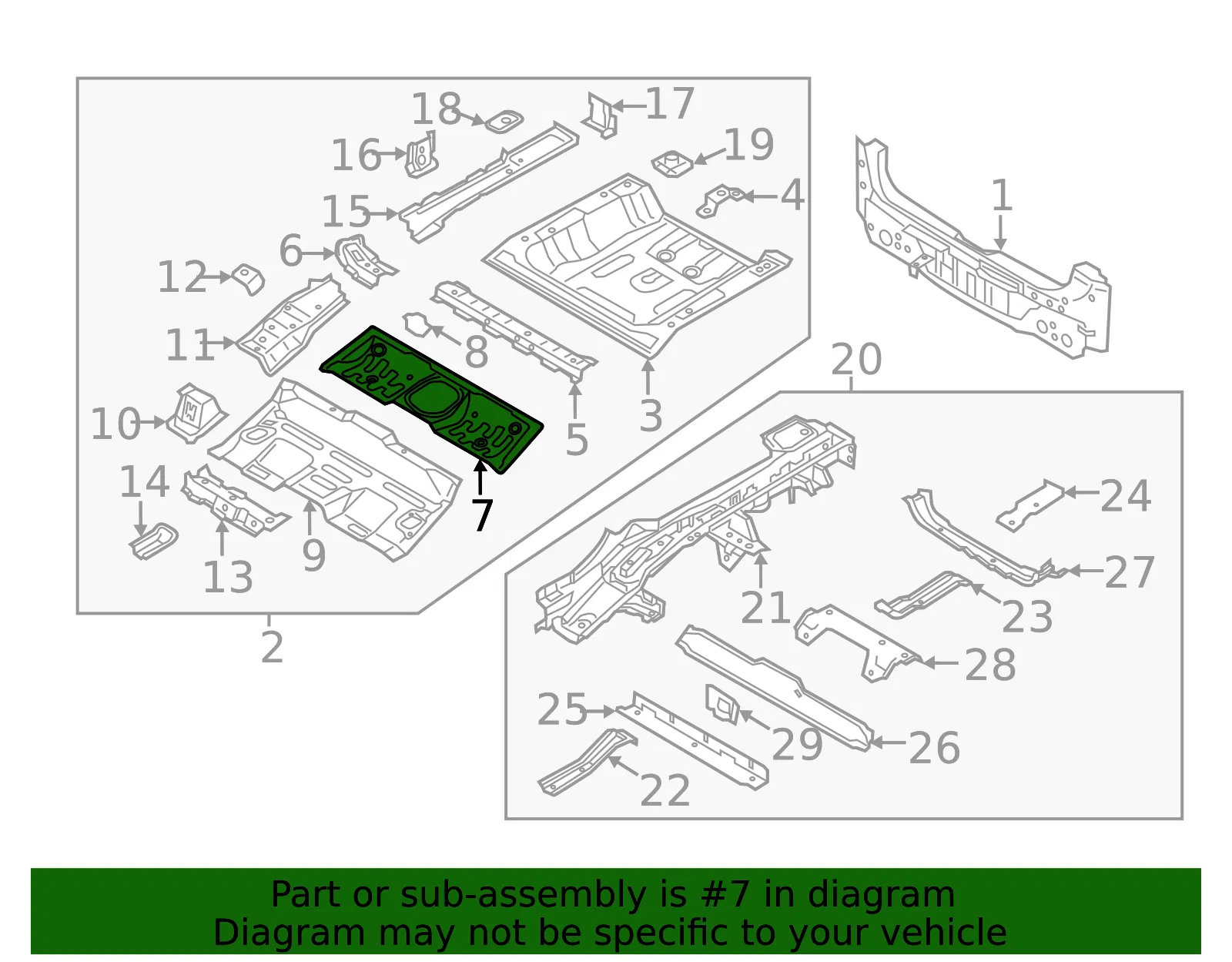 Access Panel - Kia (65512-G5000) - view 2