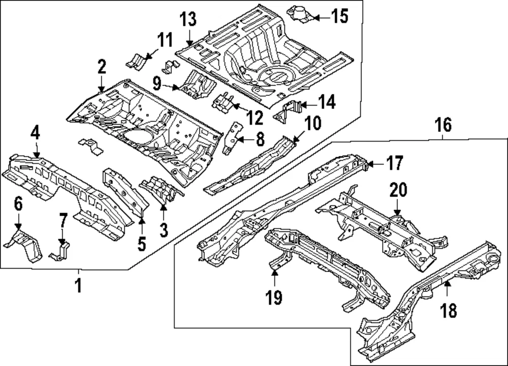 Reinforcement - Kia (65533-GG000)