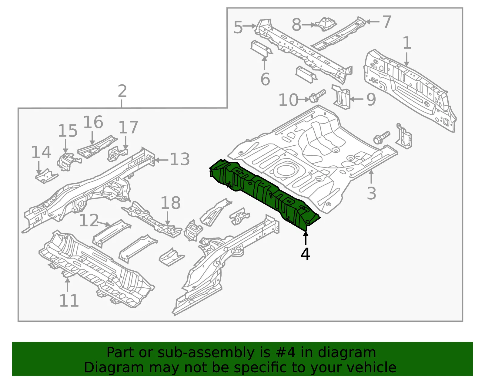 Front Extension - Kia (65520-B2000) - view 2