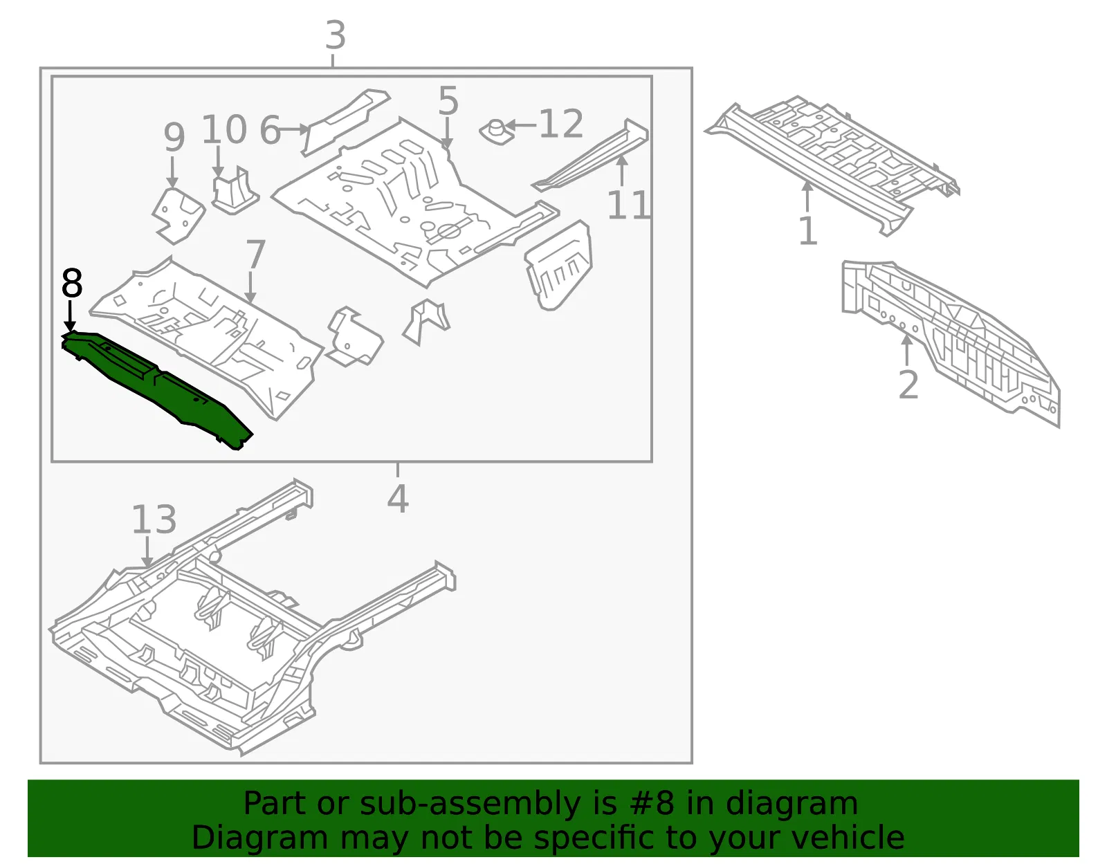 Front Extension - Kia (65521-1M000) - view 2