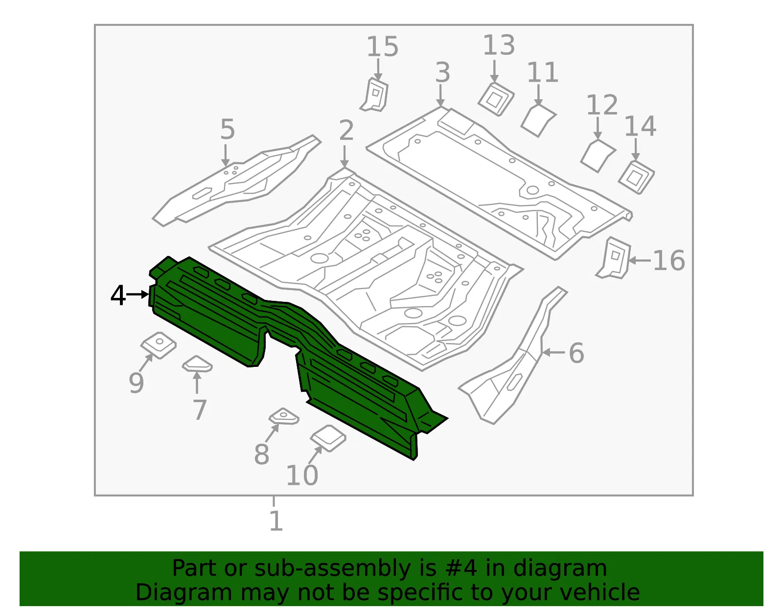 Front Extension - Kia (65521-3T010) - view 2