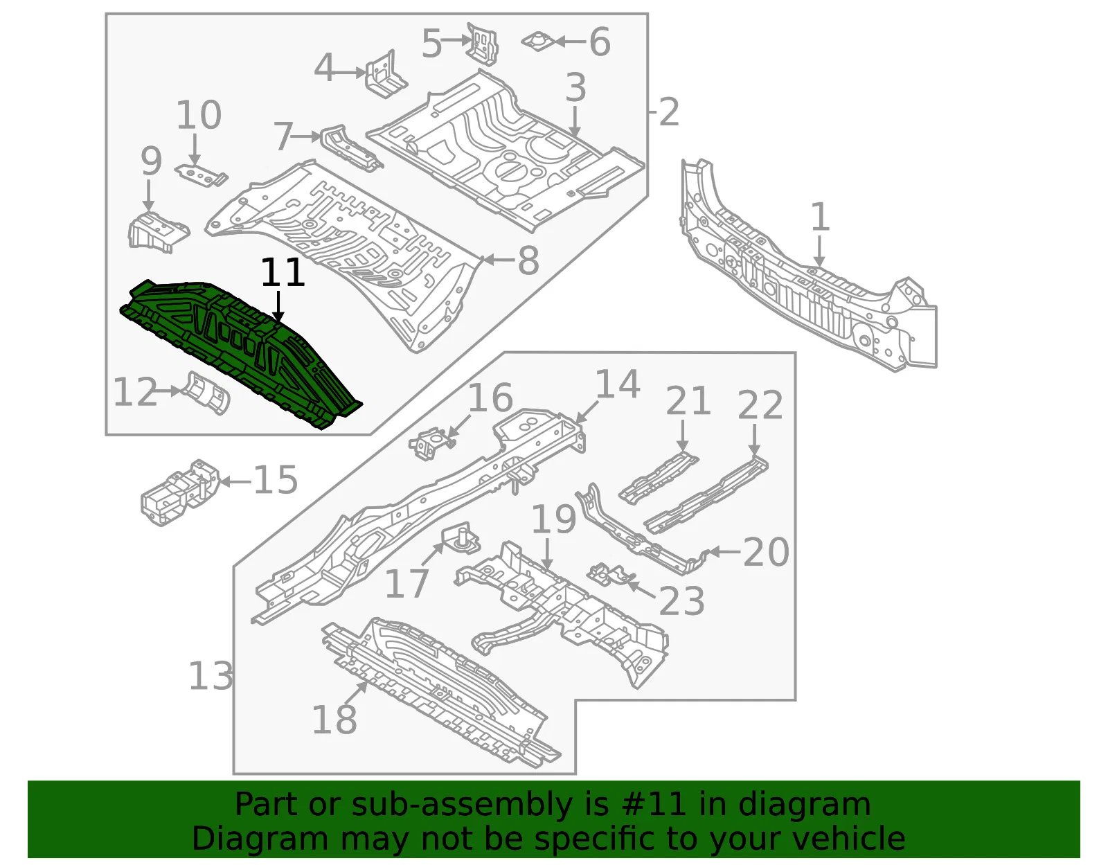 Front Panel - Kia (65521-AO000) - view 2