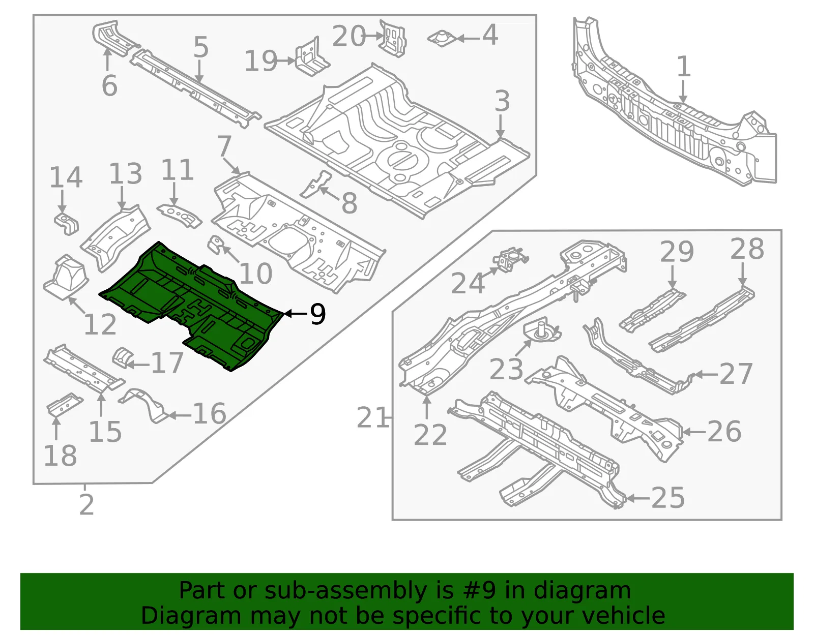 Front Panel - Kia (65521-AT000) - view 2