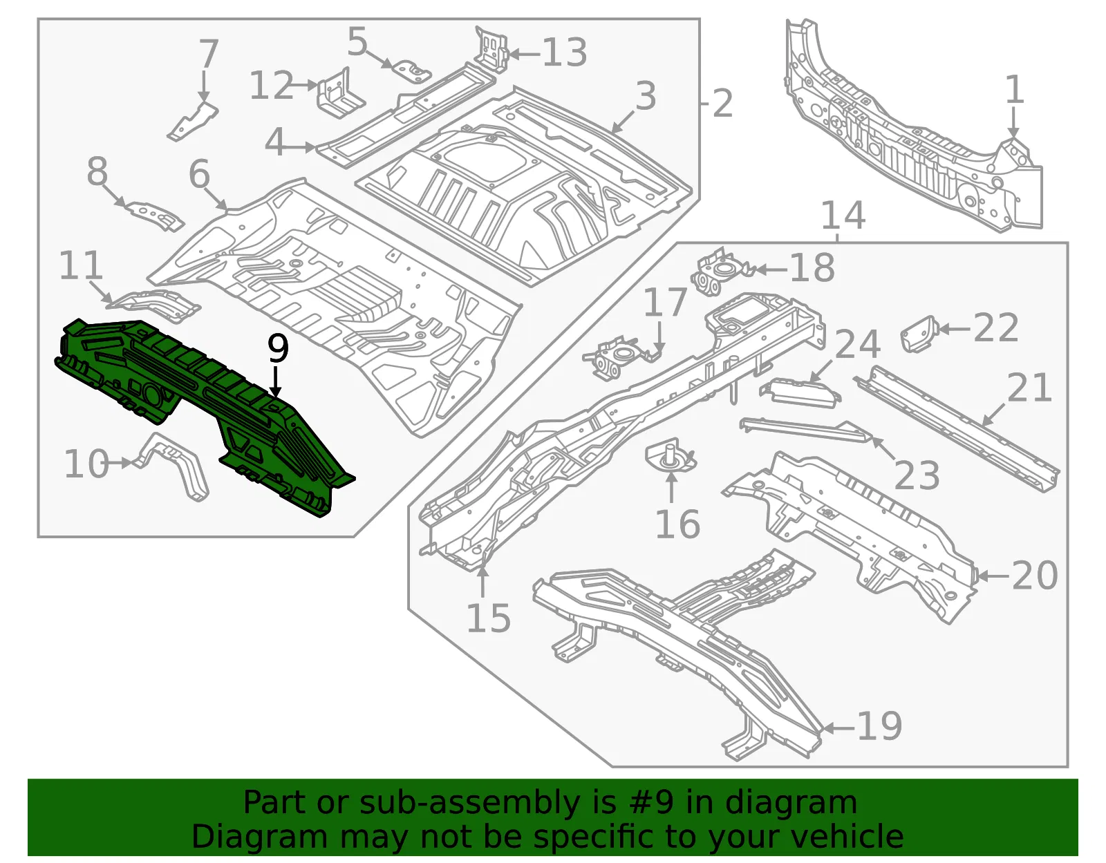 Front Panel - Kia (65521-AT500) - view 2