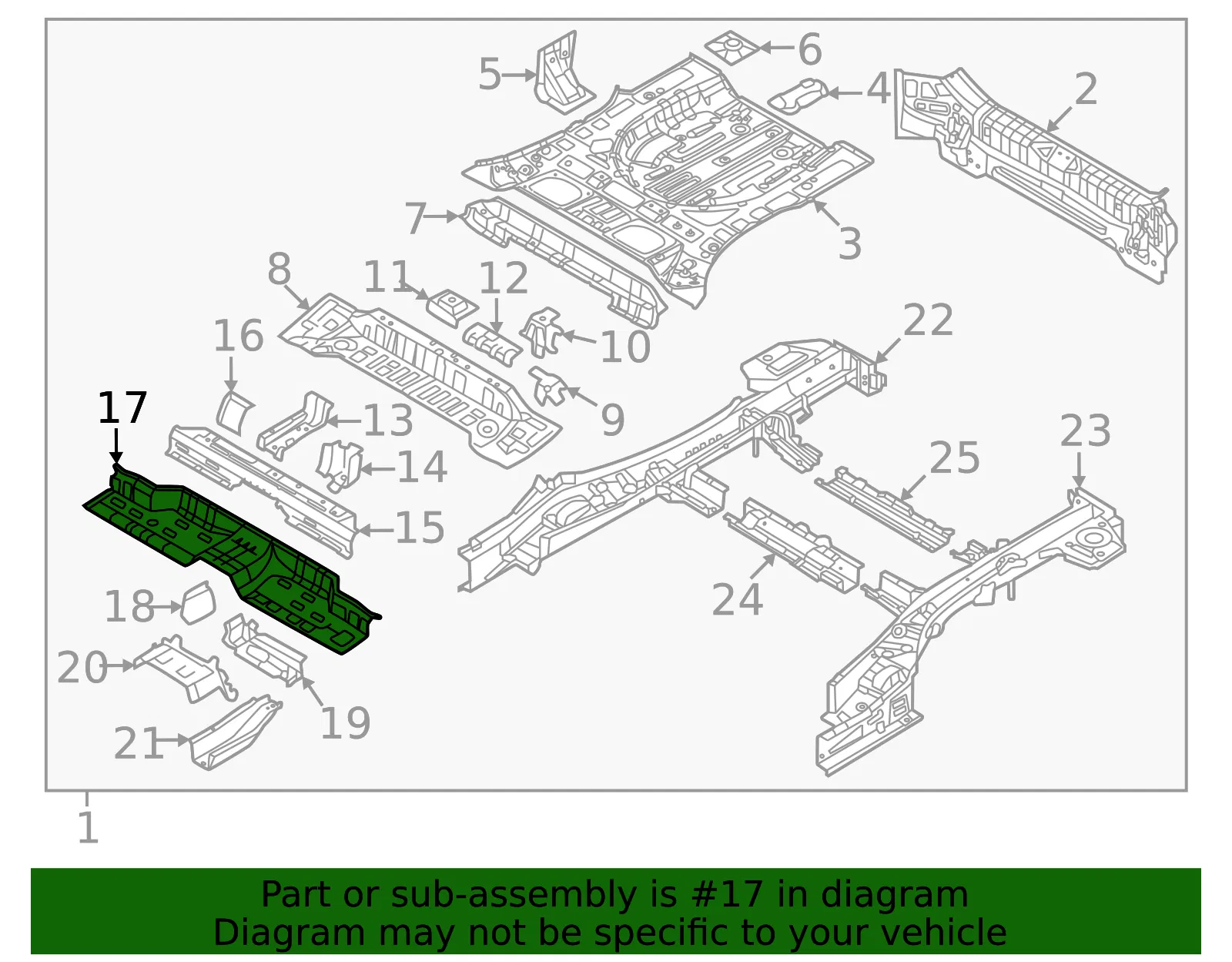 Floor Extension - Kia (65521-P0000) - view 2