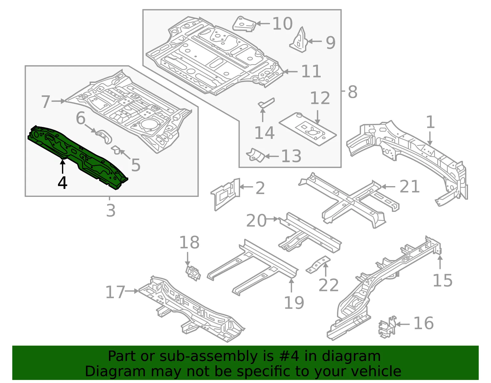 Front Panel - Kia (65521-P4000) - view 2