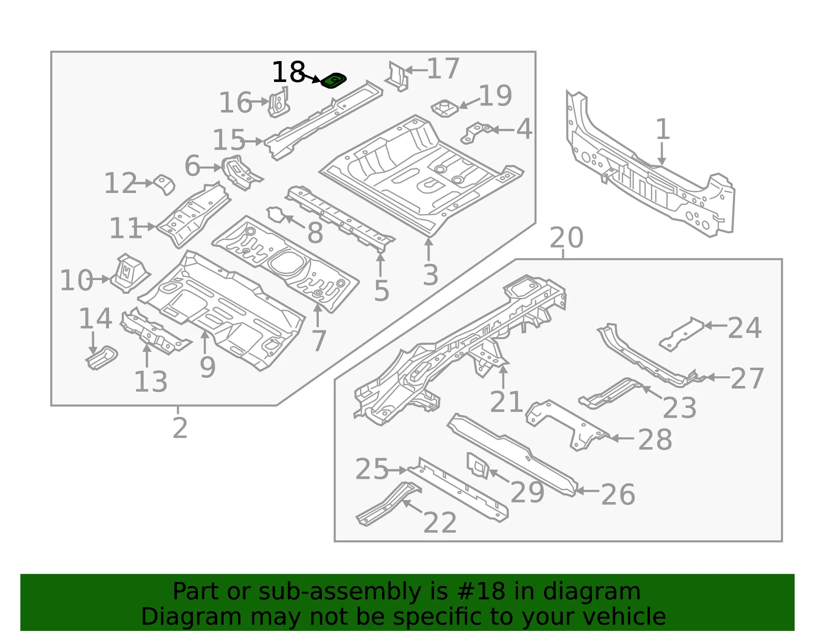 Bracket - Kia (65537-G5000) - view 2