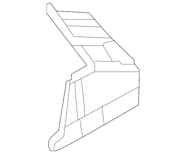 Corner Support - Passenger Side (RH) - Kia (65567-3E100)