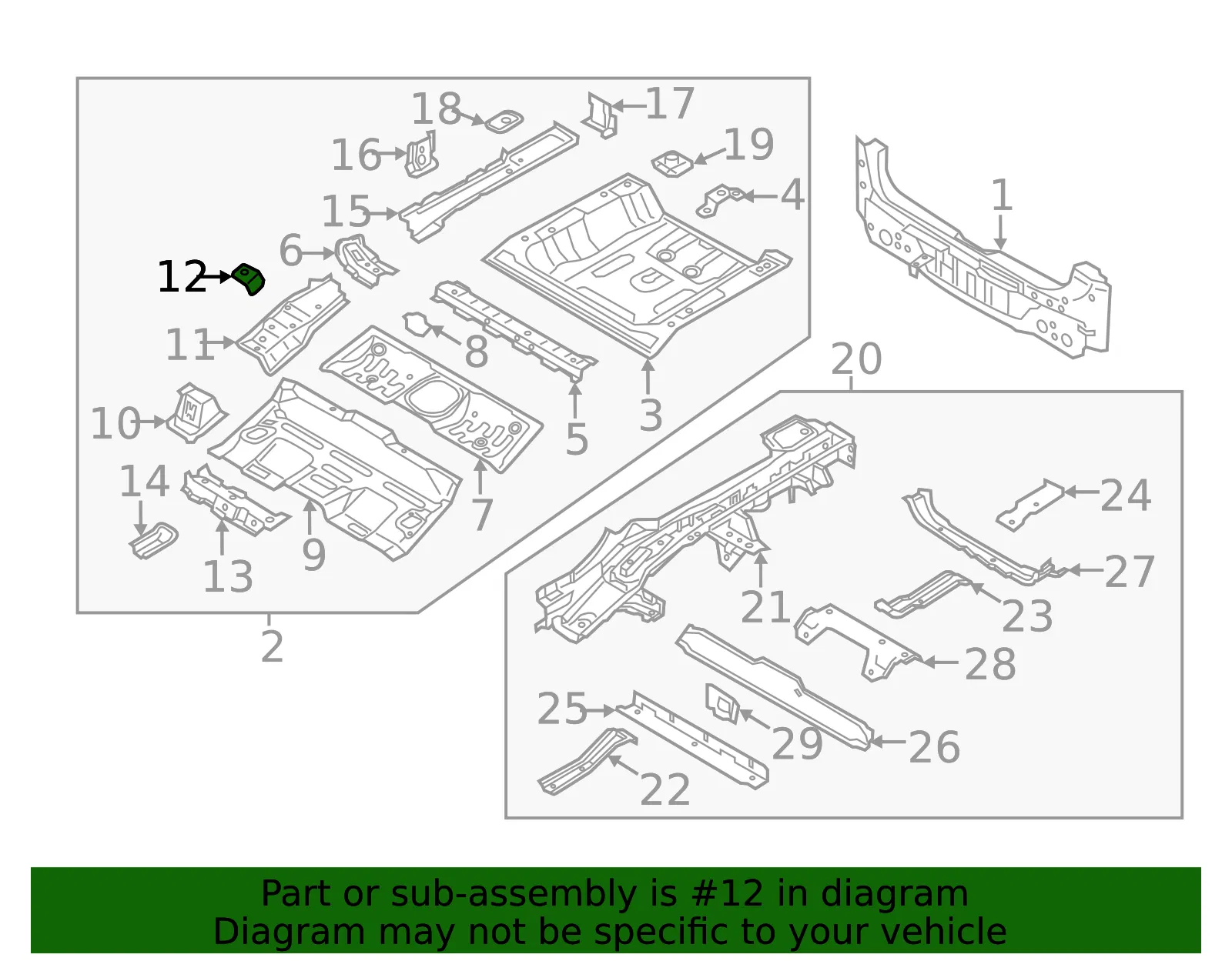 Front Outer Panel Bracket - Driver's Side (LH) - Kia (65615-G2000) - view 2