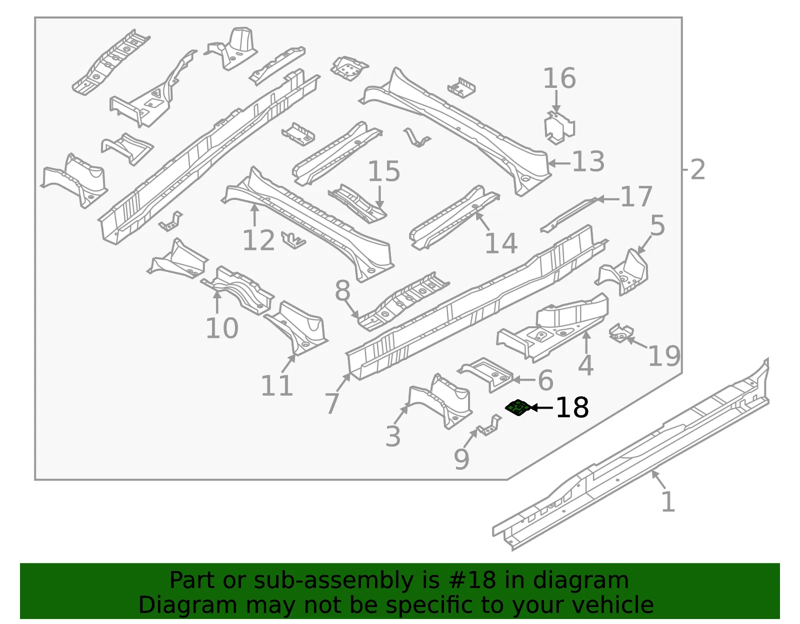 Mount Bracket - Kia (65627-R0000) - view 2