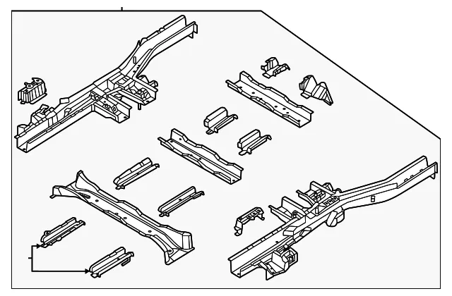 Rail Assembly - Kia (65700-R0100)