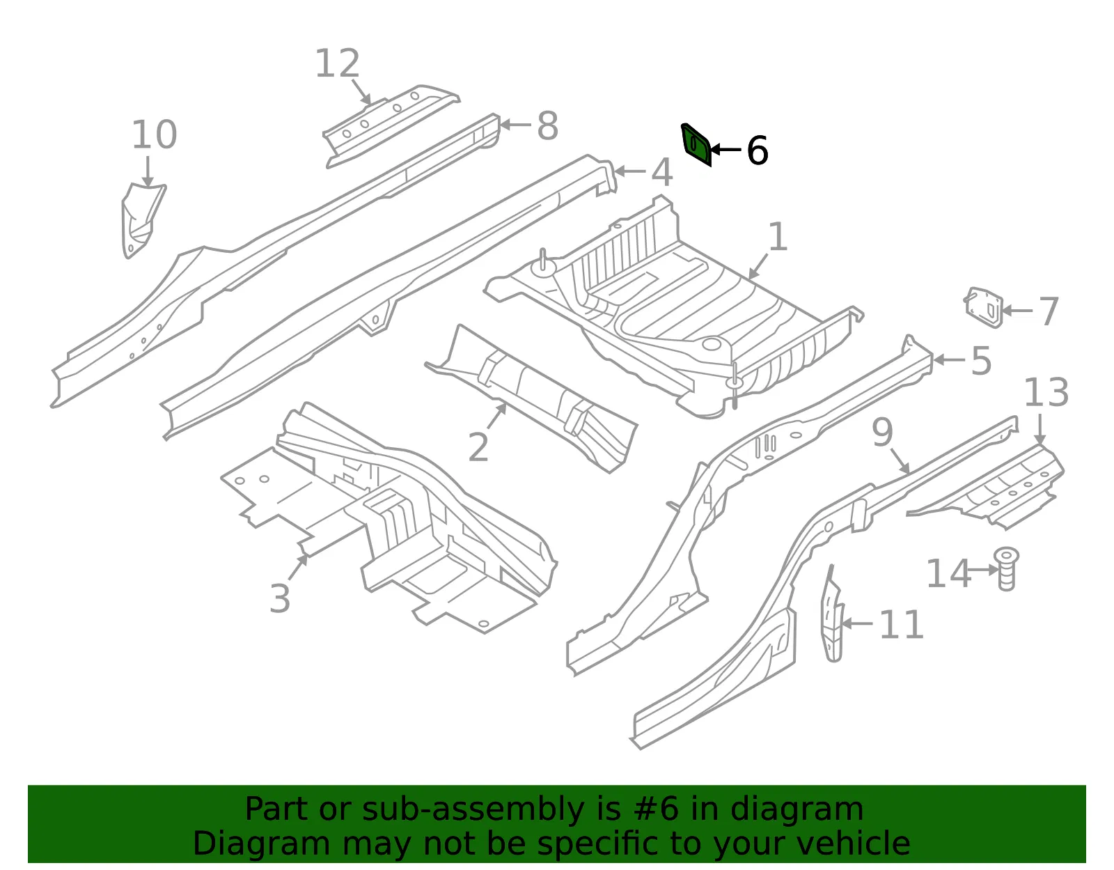 Bracket - Kia (65728-J6000) - view 2