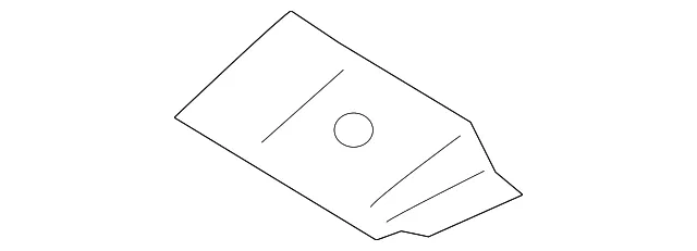 Rear Floor Pan Support Bracket - Passenger Side (RH) - Kia (65765-G3000)