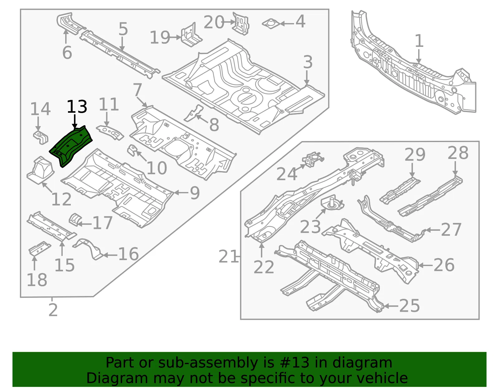 Front Outer Panel - Kia (657A5-AT000) - view 2