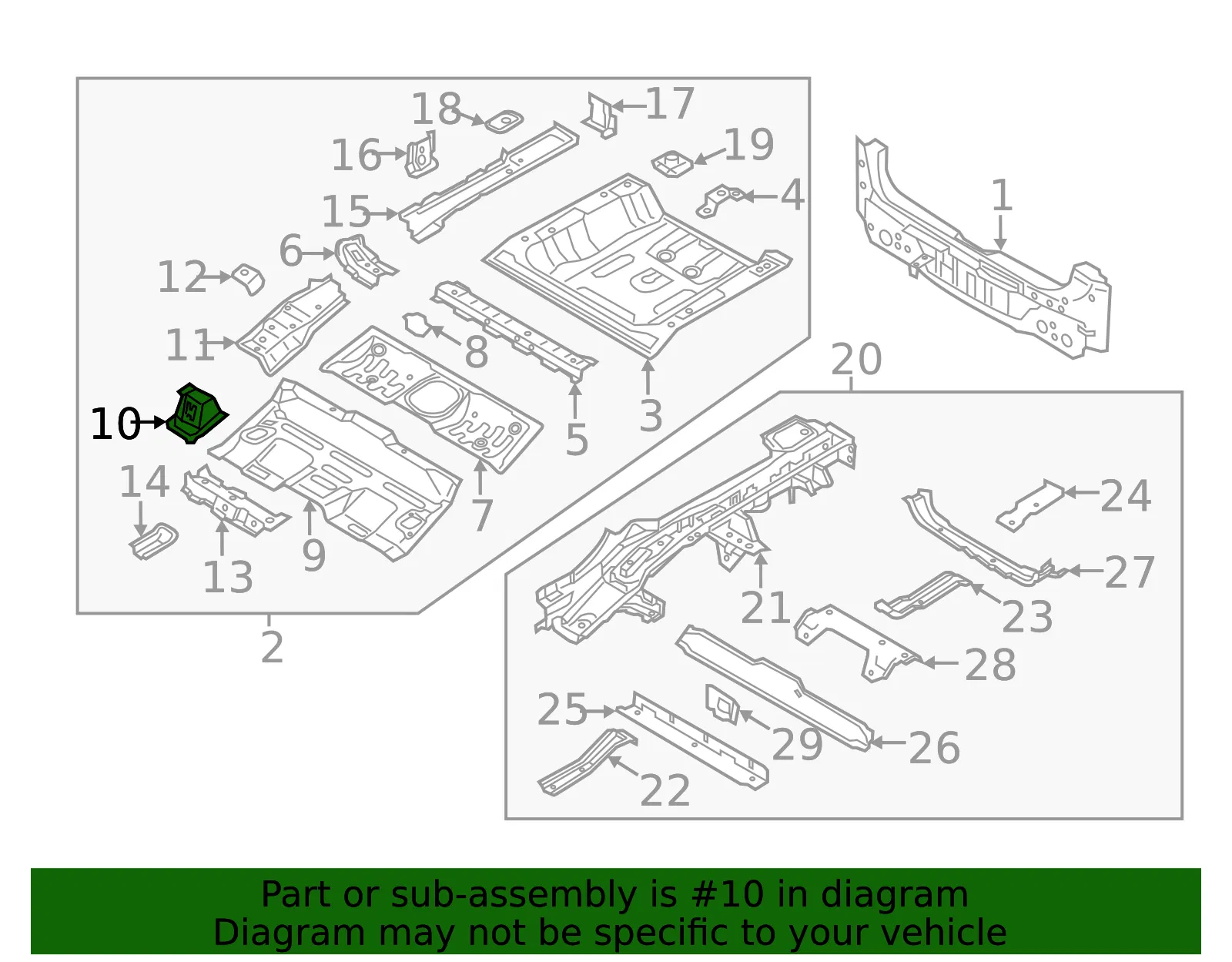Front Outer Panel - Kia (65832-G2000) - view 2