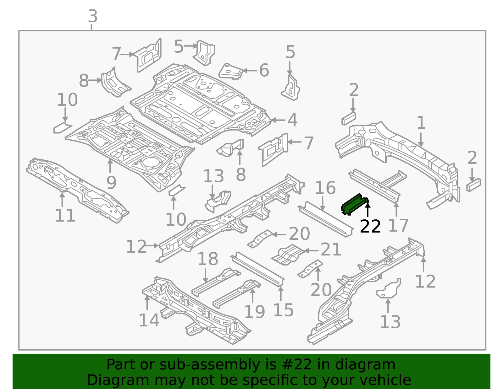 Support - Kia (65863-C5000) - view 2
