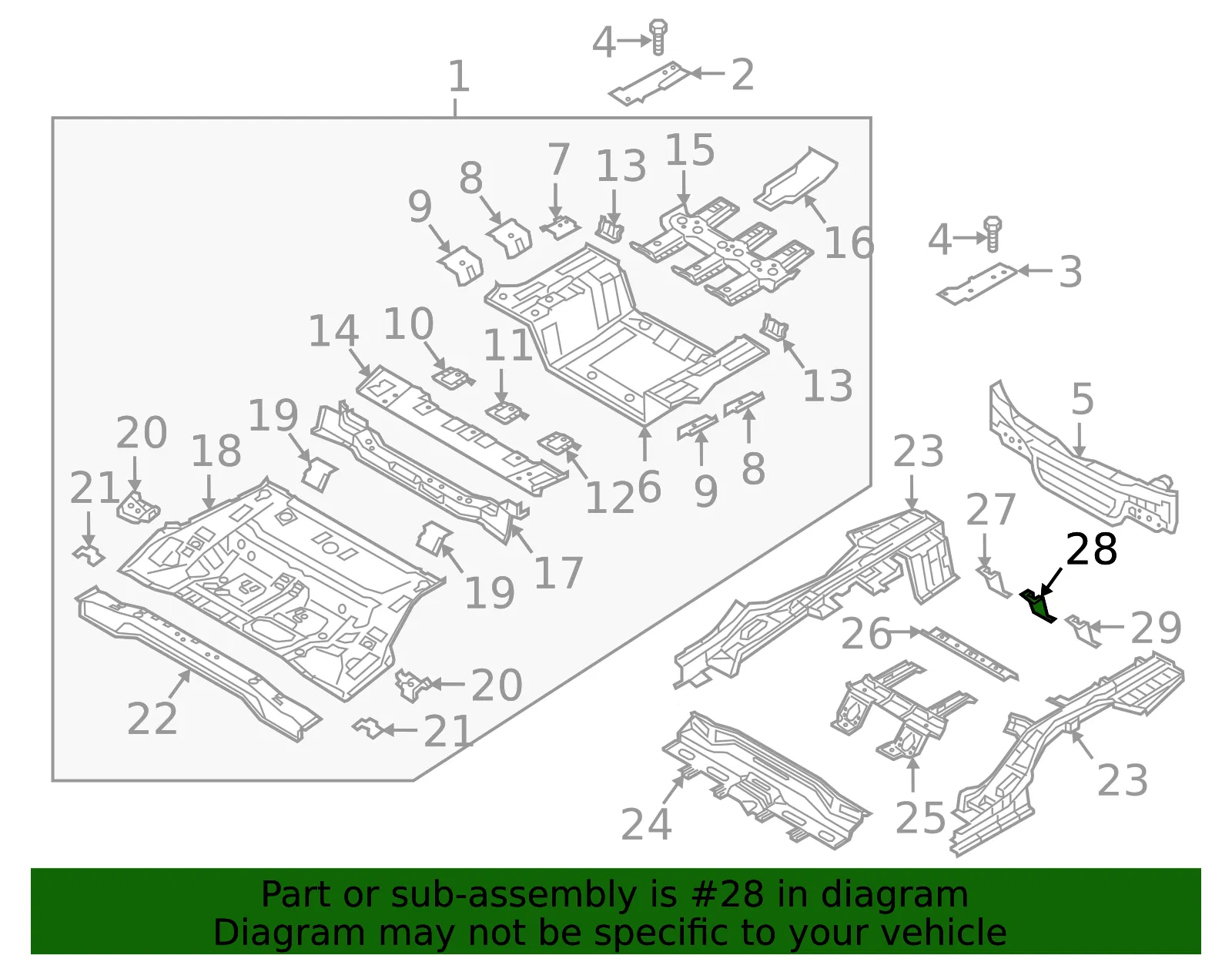 Extension Insert - Kia (65882-E6000) - view 2